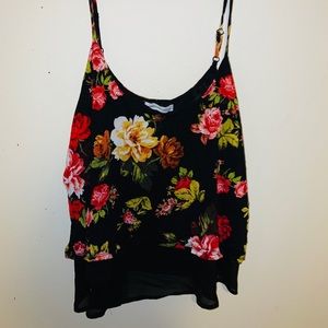 Floral crop top